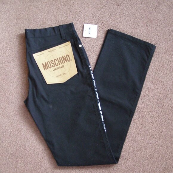 🌟 New MOSCHINO JEANS size 8 Black Pants/jeans - Picture 10 of 15